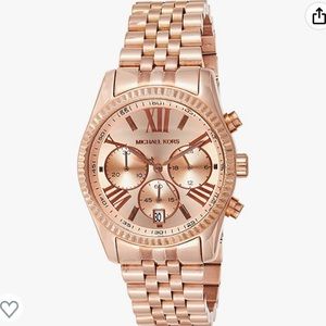 Michael Kors Women's MK5569 Lexington Rose Gold-Tone Stainless Steel Watch